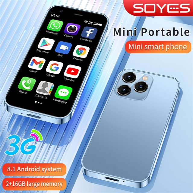 Cheap 2+16gb Android 8.1 1000mah Battery Small Mini Smart Phone So yes Xs15 3 Inch Ips Display Screen 3g Celular Cell Phone